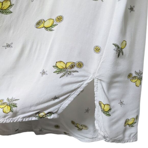 COTTON ON Lemon Print Button Up Blouse XS - Picture 4 of 7